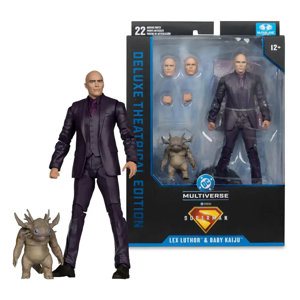Superman (2025) DC Multiverse Deluxe akcijska figura Lex Luthor s Baby Kaiju (Deluxe Theatrical Edition) 18 cm fotografija proizvoda