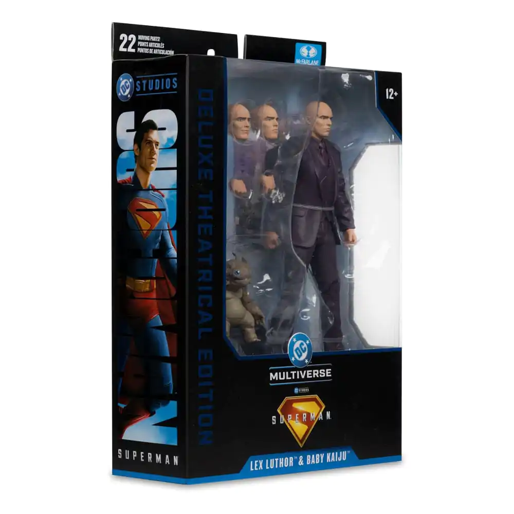 Superman (2025) DC Multiverse Deluxe akcijska figura Lex Luthor s Baby Kaiju (Deluxe Theatrical Edition) 18 cm fotografija proizvoda