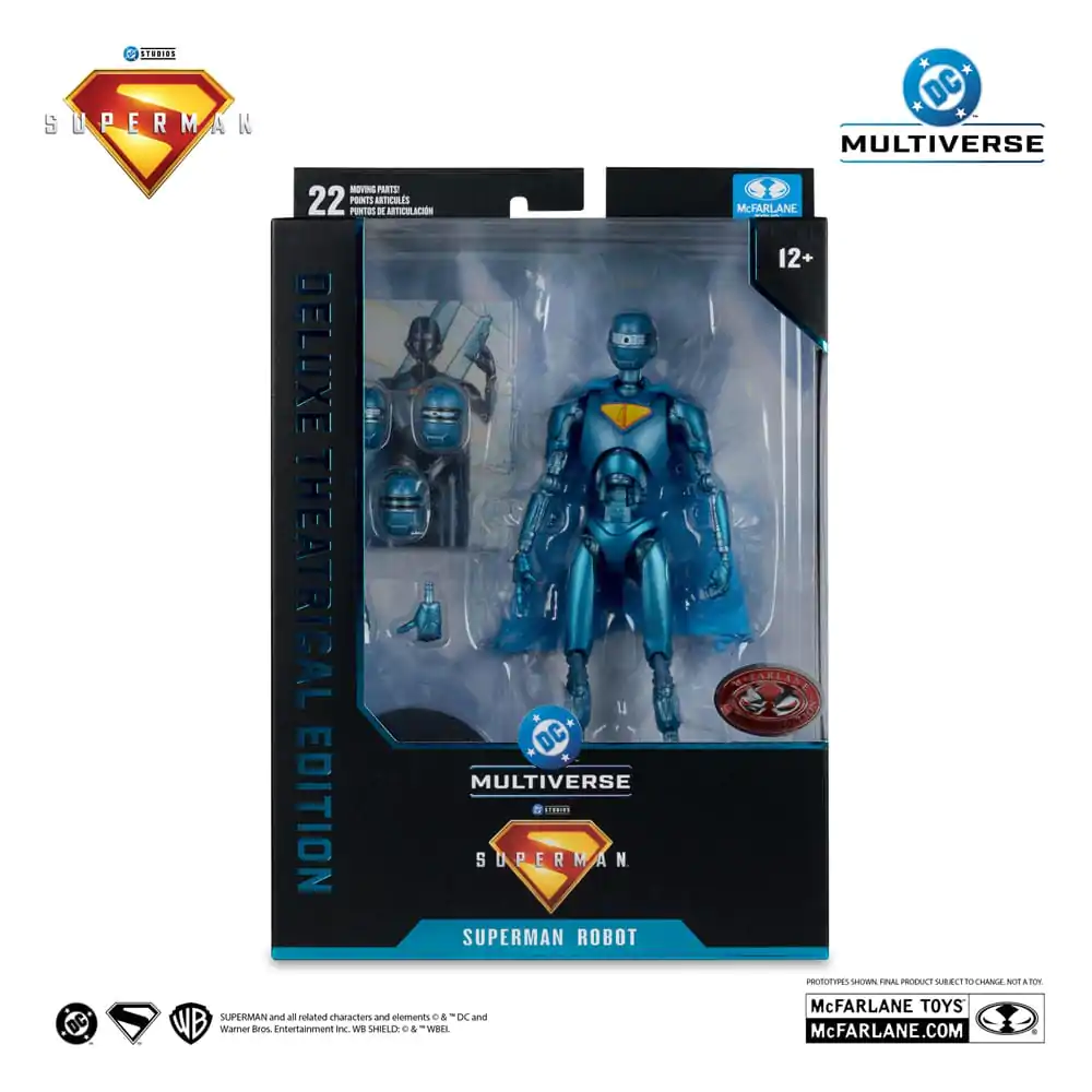 Superman (2025) DC Multiverse Deluxe akcijska figura Superman Robot (Red Platinum Edition) 18 cm fotografija proizvoda
