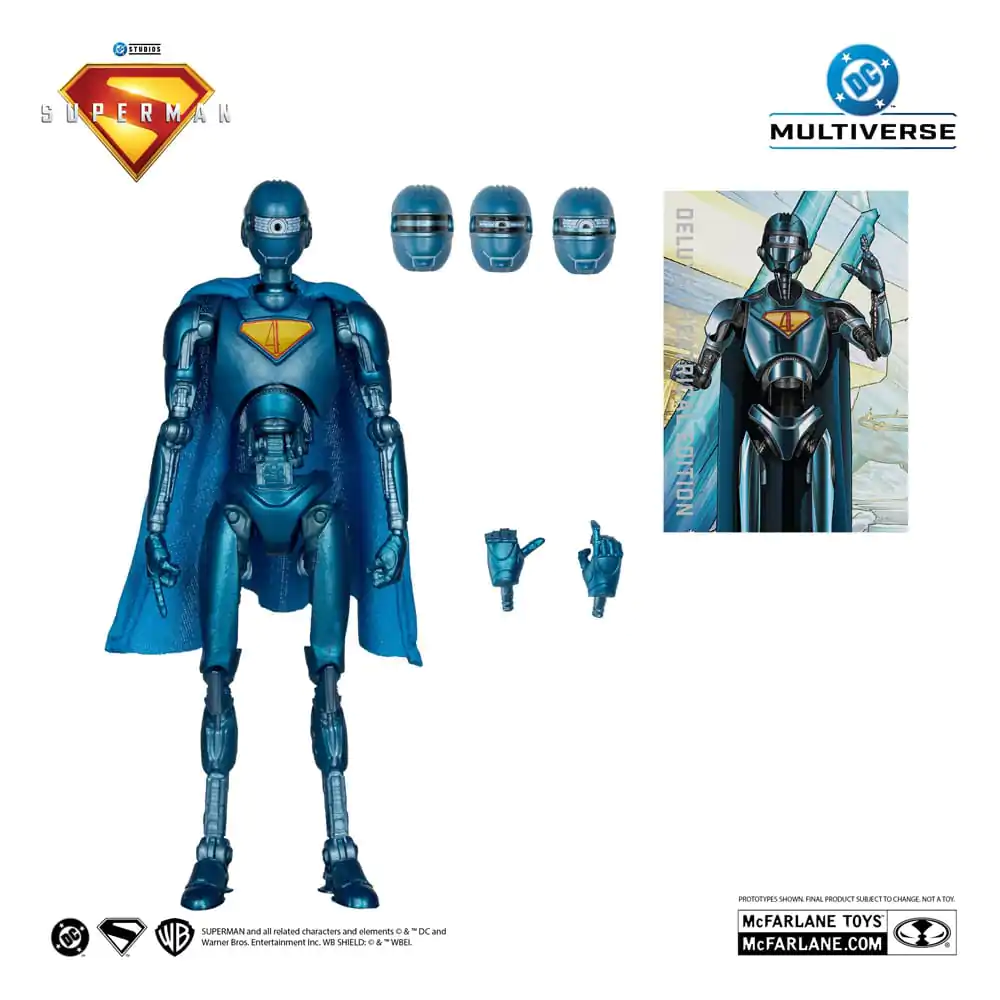 Superman (2025) DC Multiverse Deluxe akcijska figura Superman Robot (Red Platinum Edition) 18 cm fotografija proizvoda