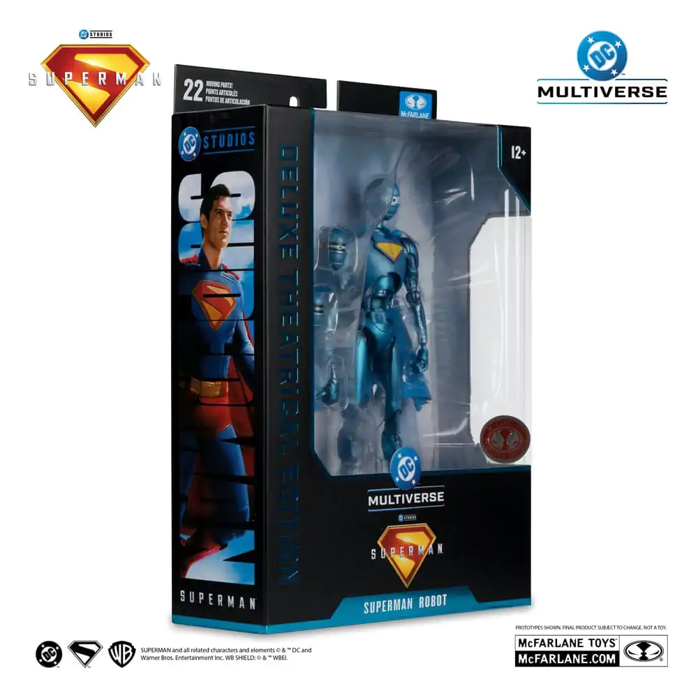 Superman (2025) DC Multiverse Deluxe akcijska figura Superman Robot (Red Platinum Edition) 18 cm fotografija proizvoda