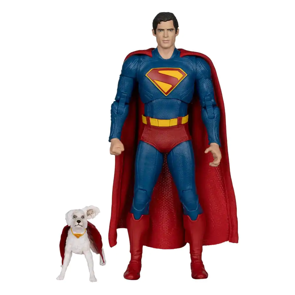 Superman (2025) DC Multiverse Deluxe akcijska figura Superman s Krypto the Super Dog 18 cm fotografija proizvoda