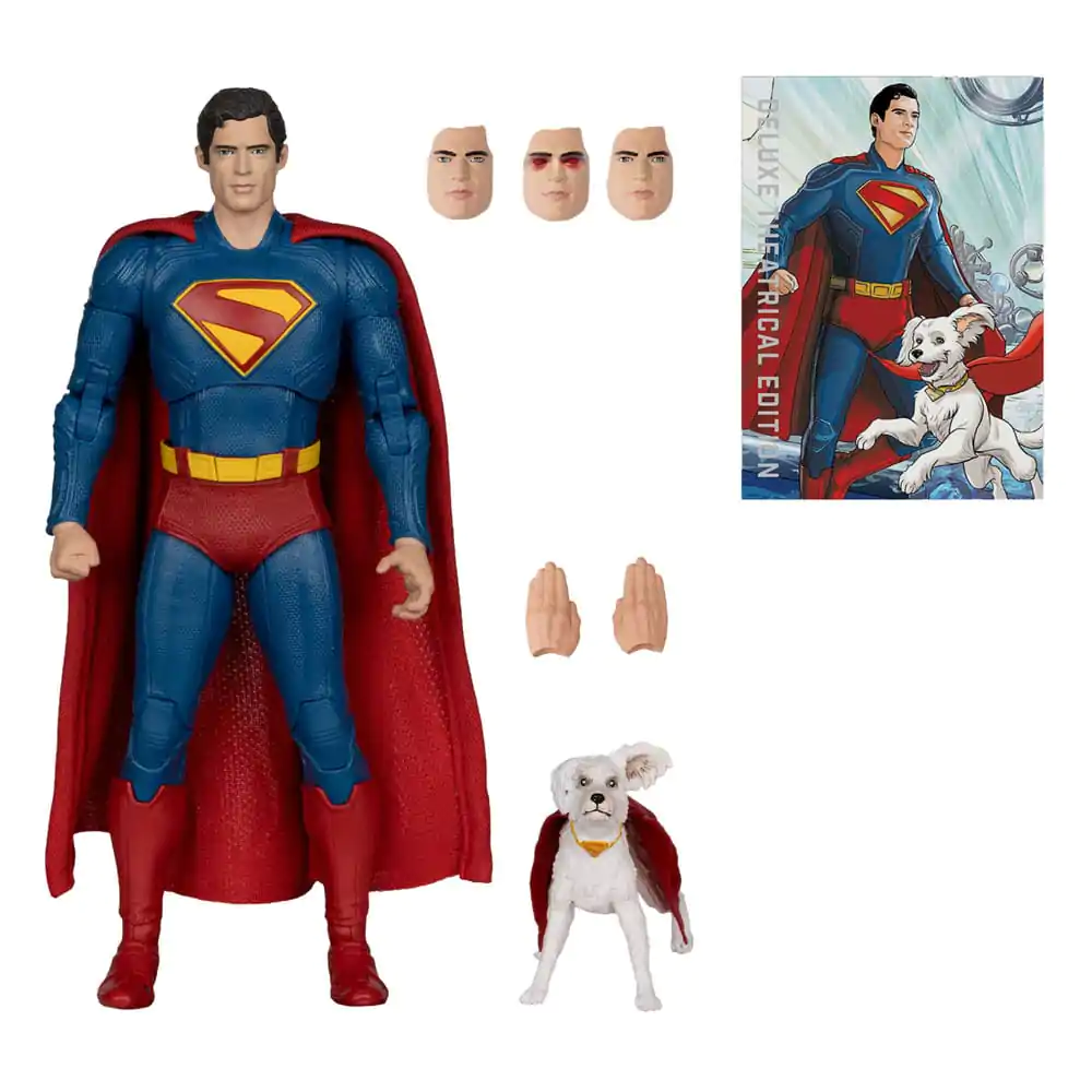 Superman (2025) DC Multiverse Deluxe akcijska figura Superman s Krypto the Super Dog 18 cm fotografija proizvoda