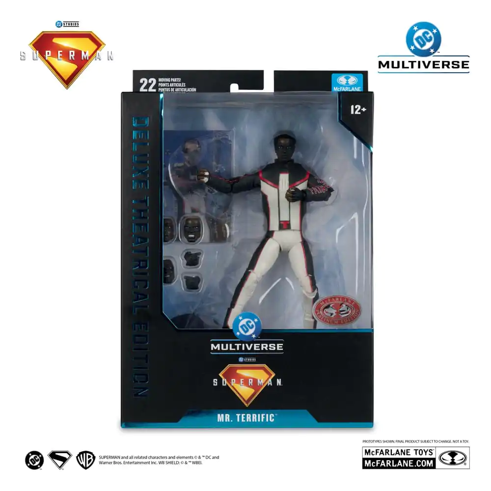 Superman (2025) DC Multiverse Deluxe Theatrical Edition akcijska figura Mr. Terrific (Red Platinum Edition) 18 cm fotografija proizvoda