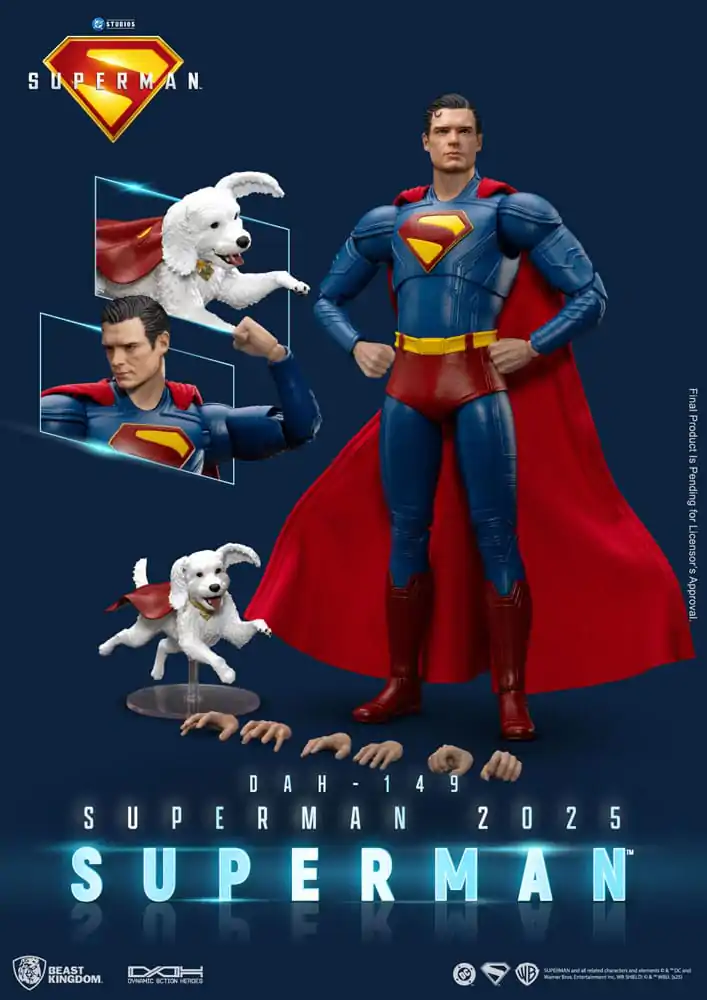 Superman (2025) Figura Superman & Krypto 21 cm fotografija proizvoda