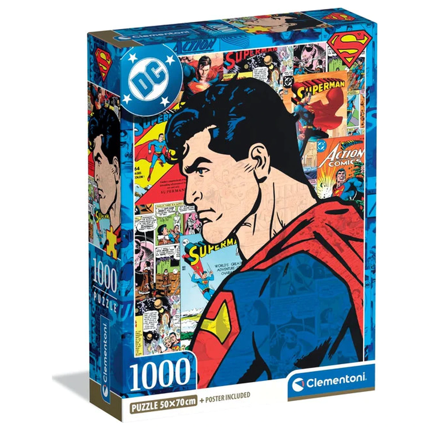 Superman Comic puzzle od 1000 dijelova – kompaktna fotografija proizvoda