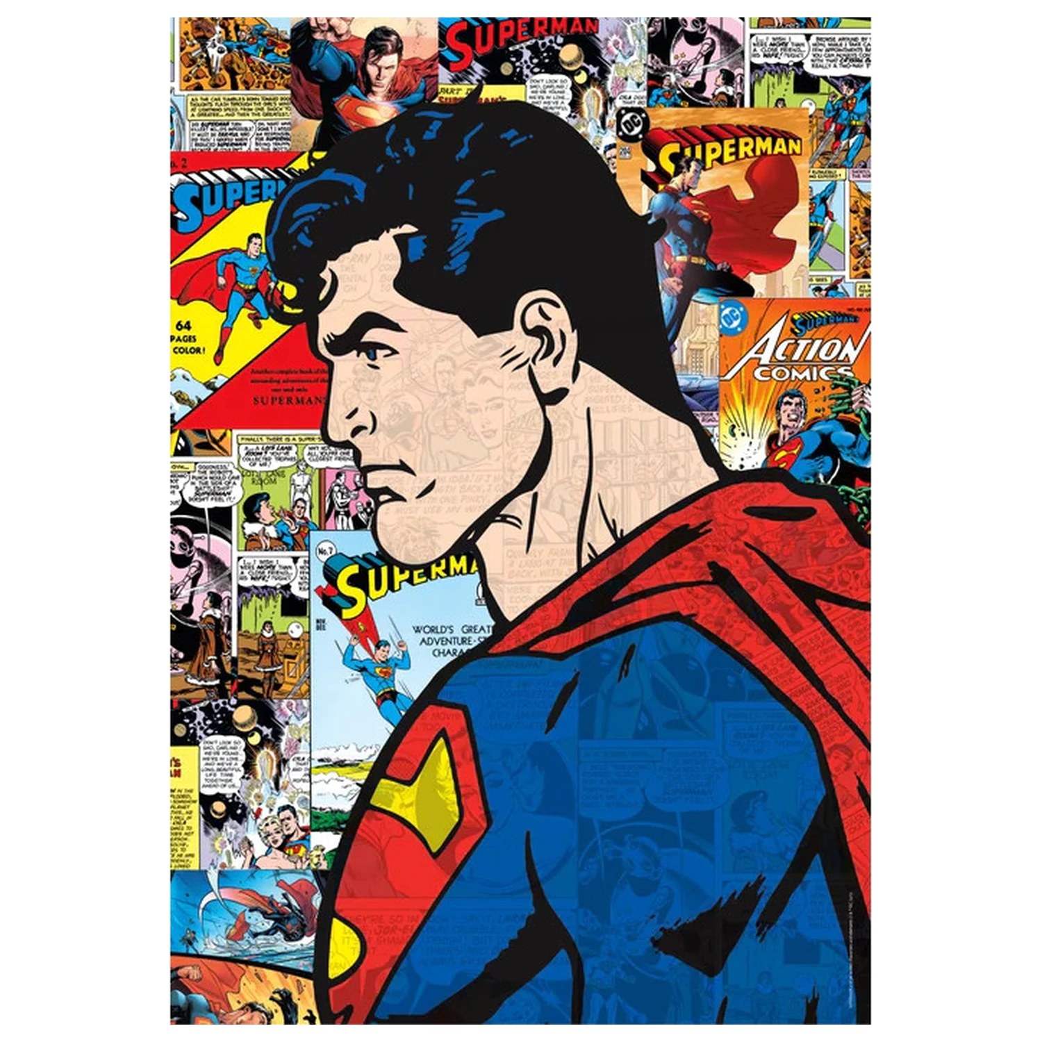 Superman Comic puzzle od 1000 dijelova – kompaktna fotografija proizvoda