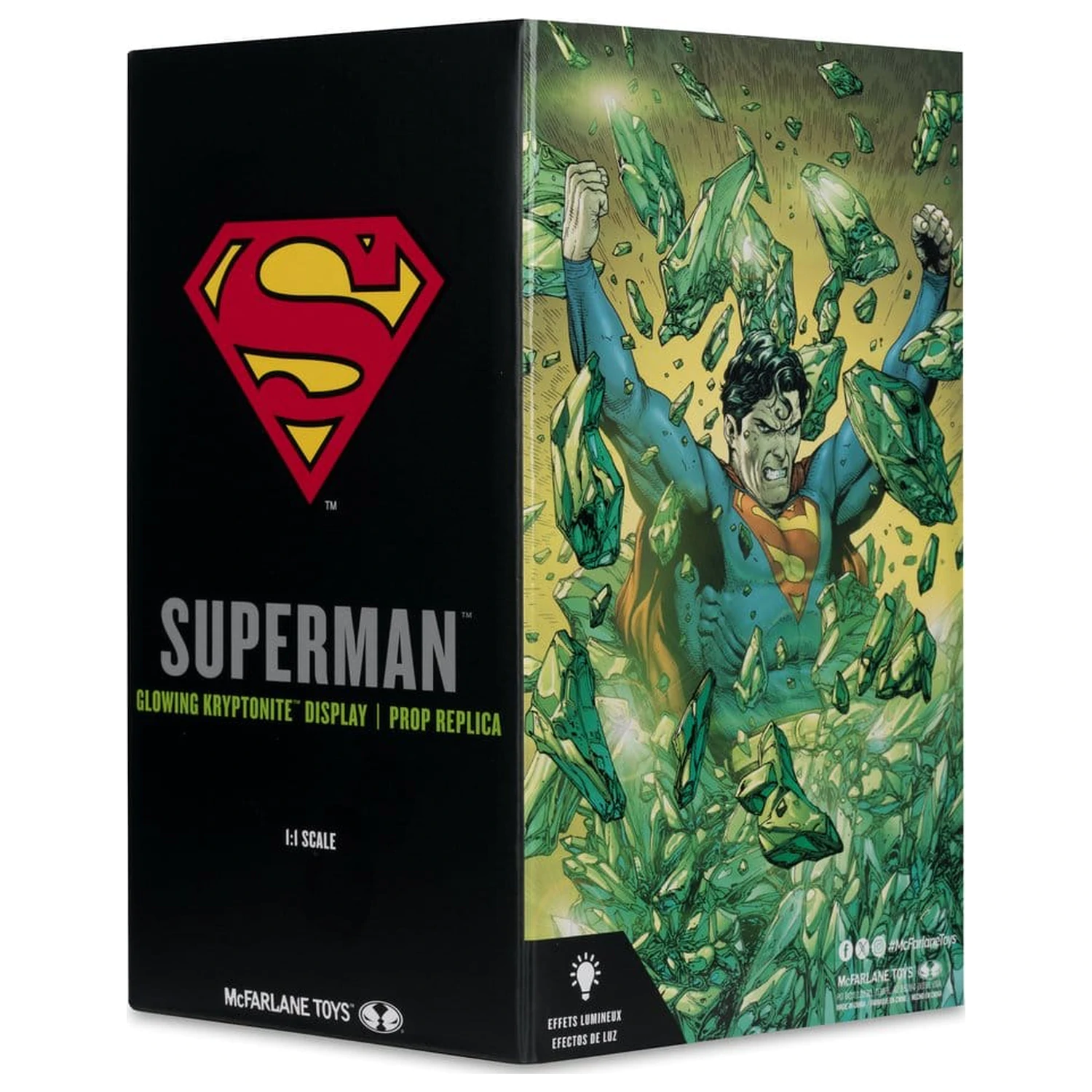 Superman DC Direct replika 1/1 Kriptonitni displej (Gold Label) 18 cm fotografija proizvoda