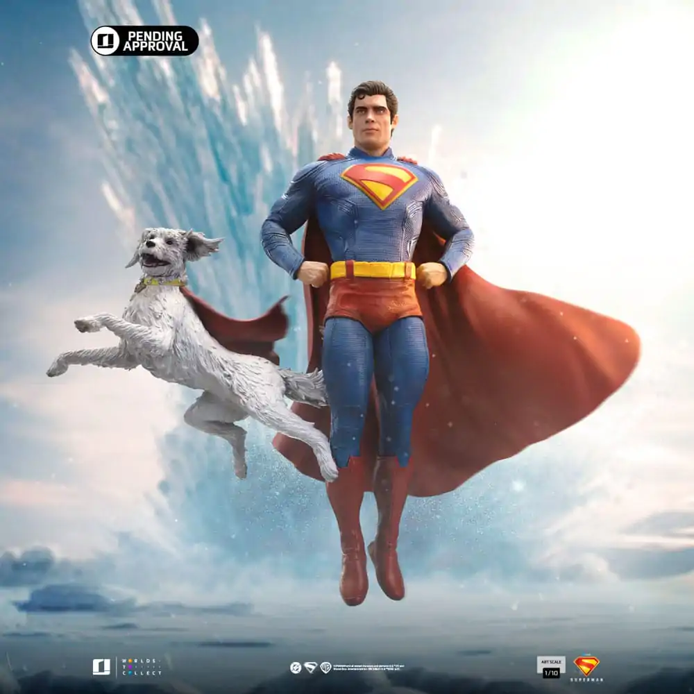 Superman Legacy Art Scale Kip 1/10 Superman & Krypto 32 cm fotografija proizvoda