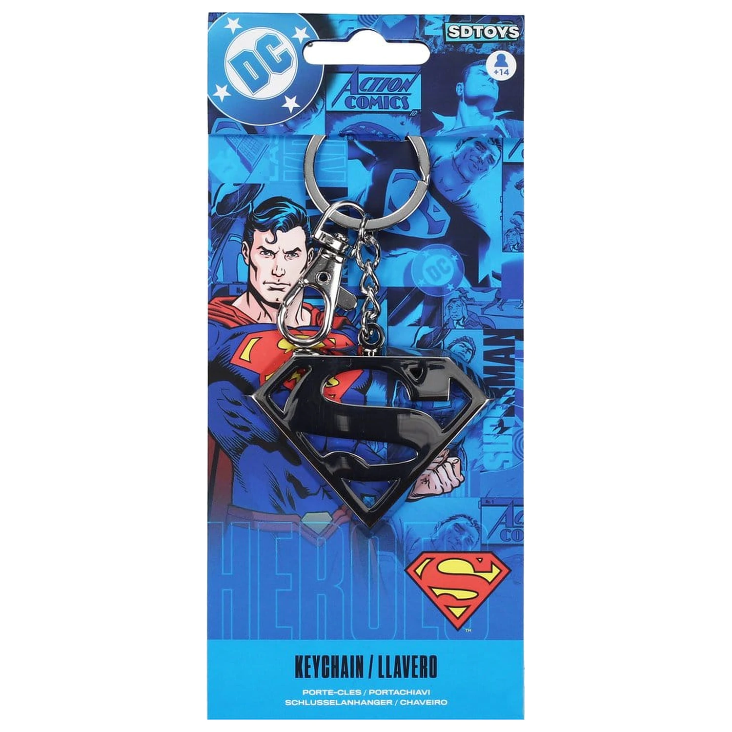 Superman metalni privjesak za ključeve fotografija proizvoda