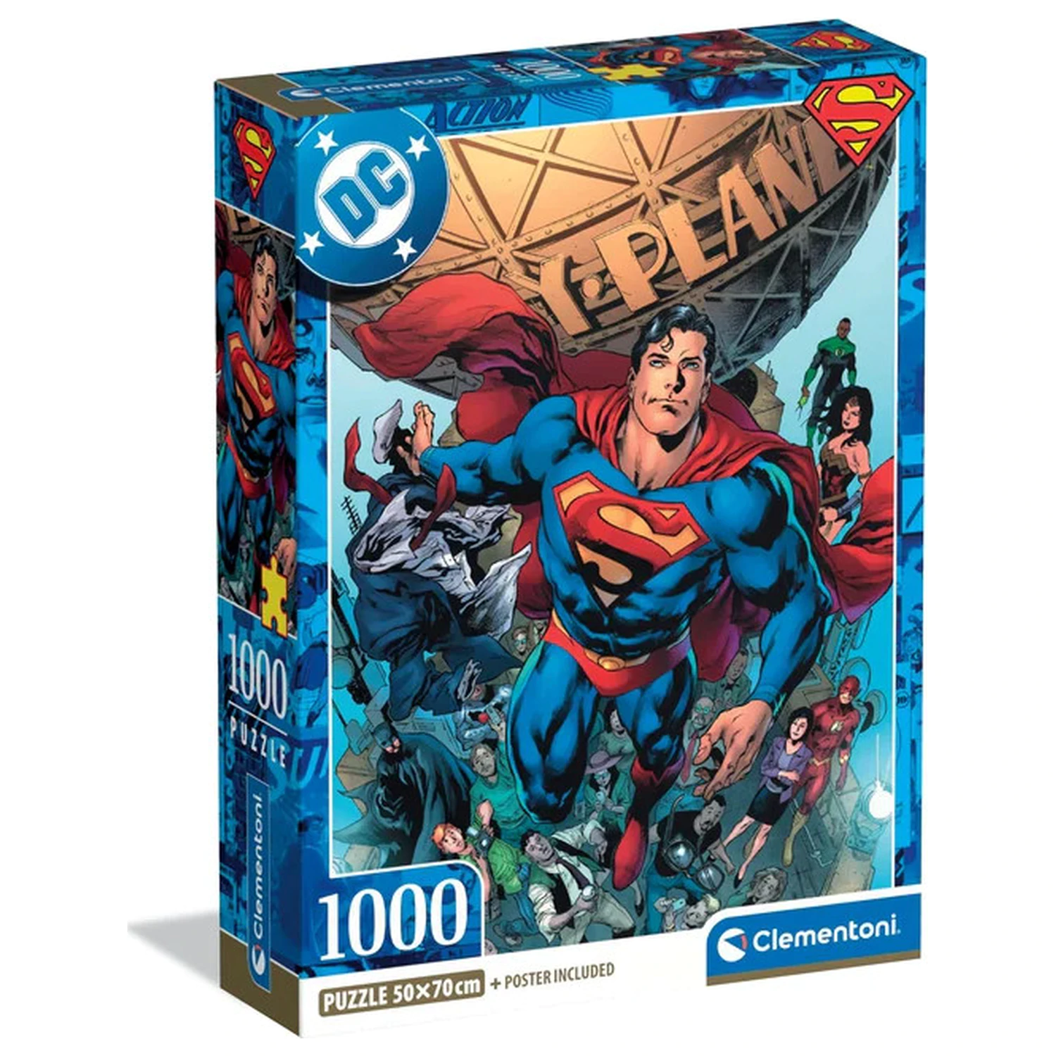 Superman Planet kompaktna slagalica od 1000 komada fotografija proizvoda