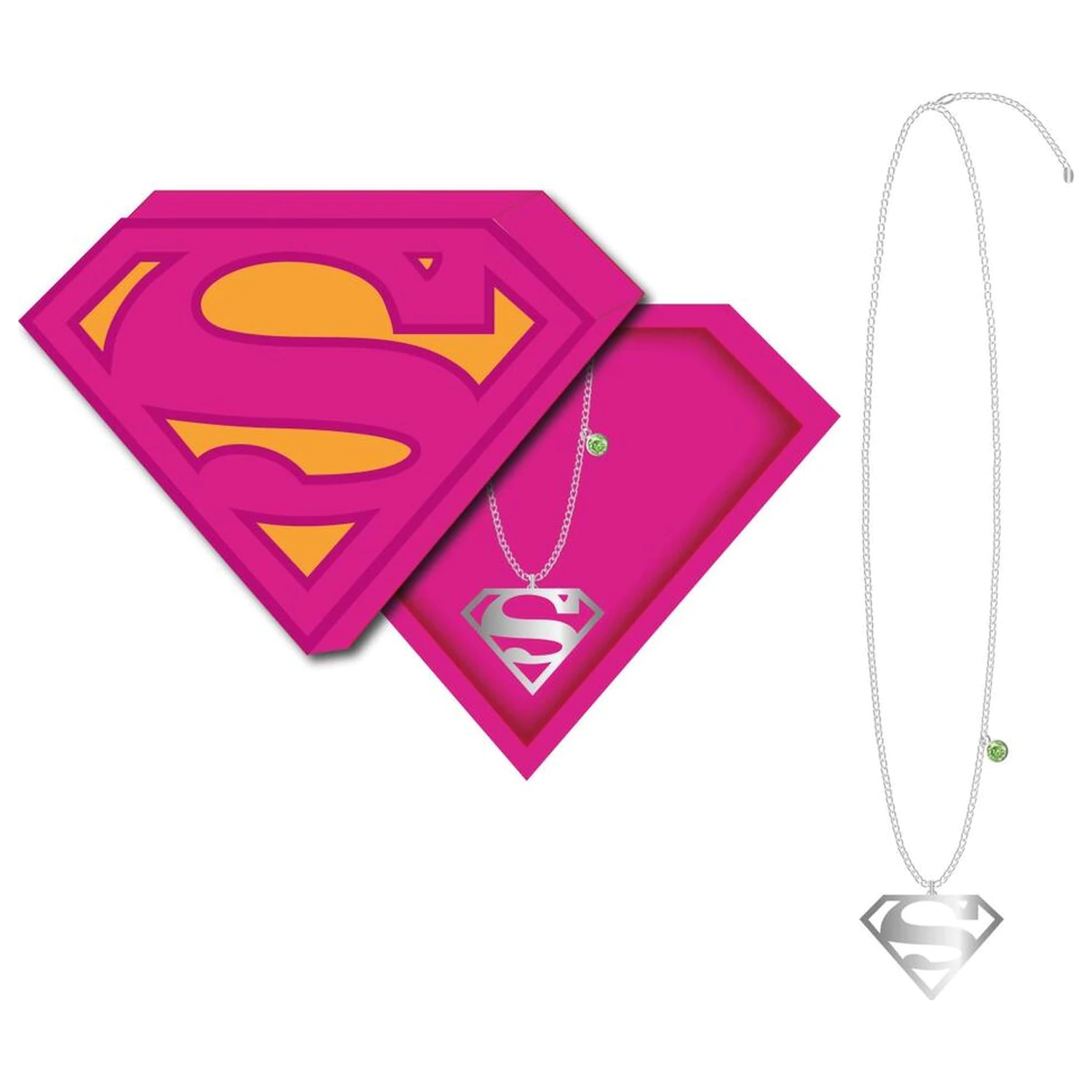 Superman Supergirl ogrlica fotografija proizvoda