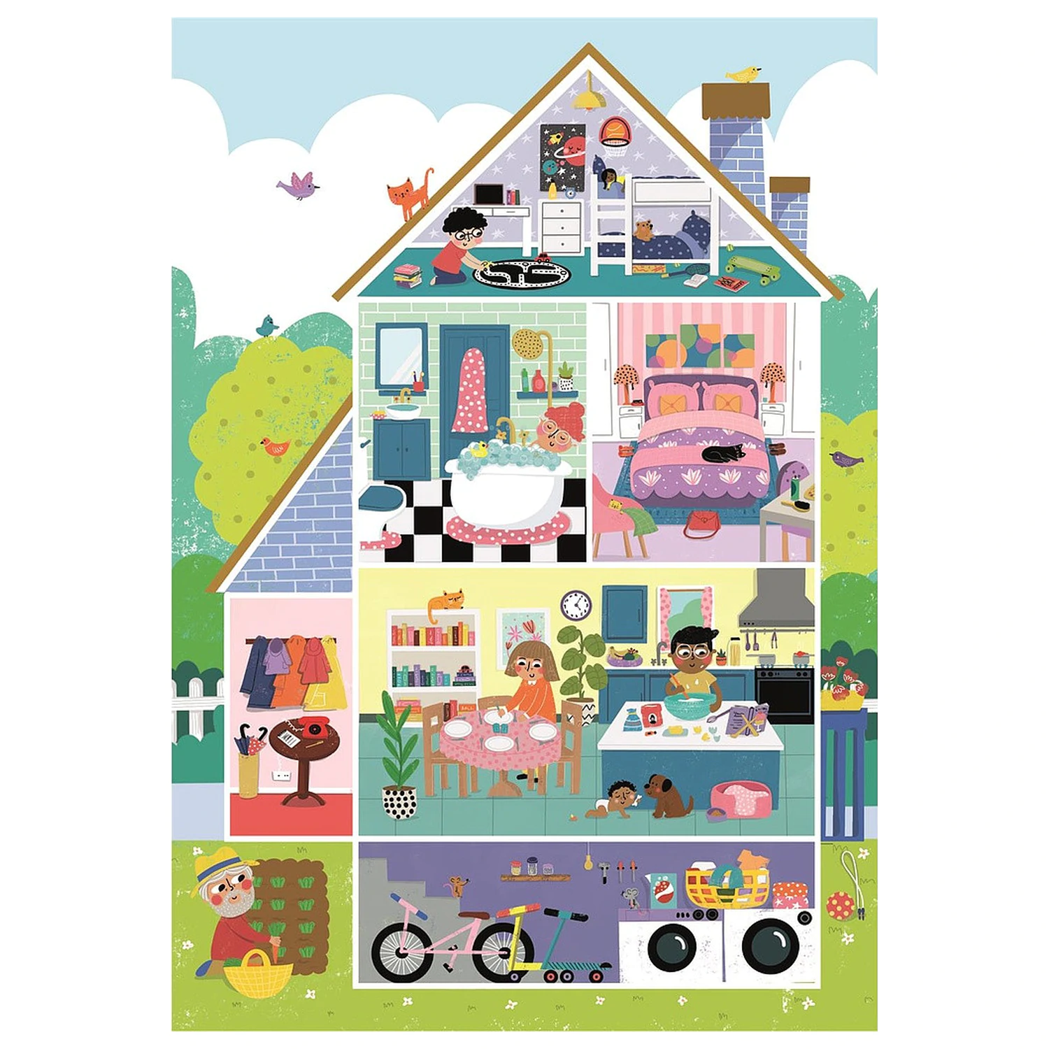 Sweet Home 104-dijelni maksi puzzle fotografija proizvoda