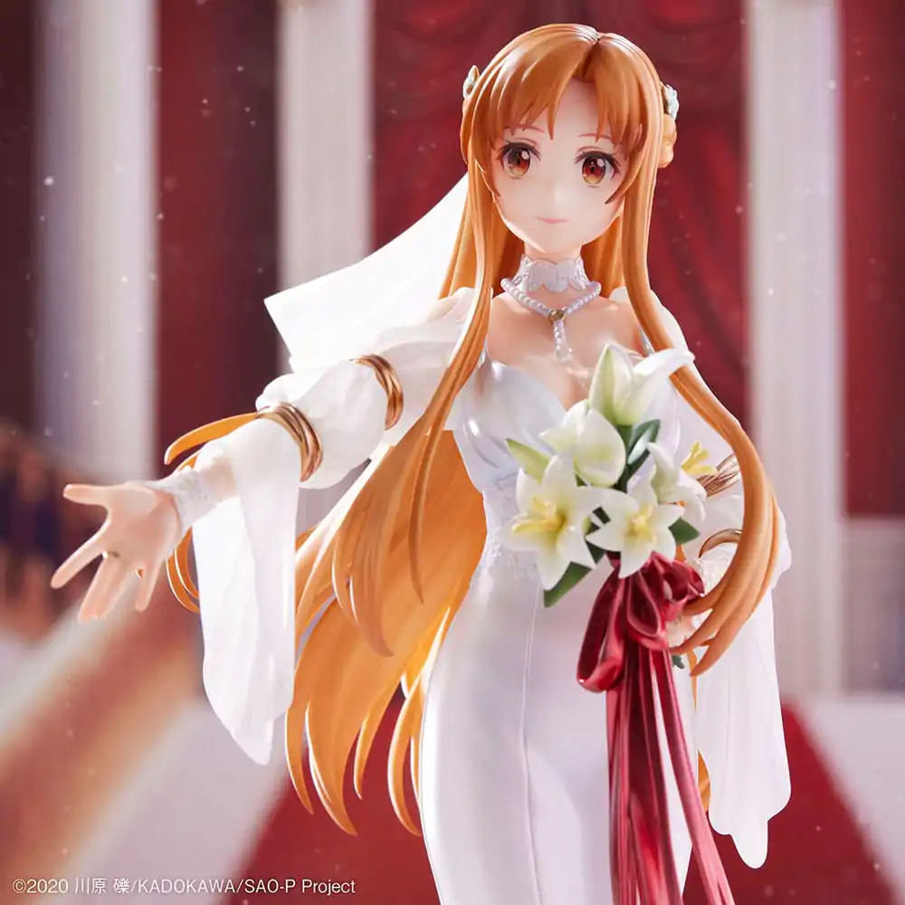 Sword Art Online PVC Kip 1/7 Asuna Wedding Ver. 25 cm fotografija proizvoda