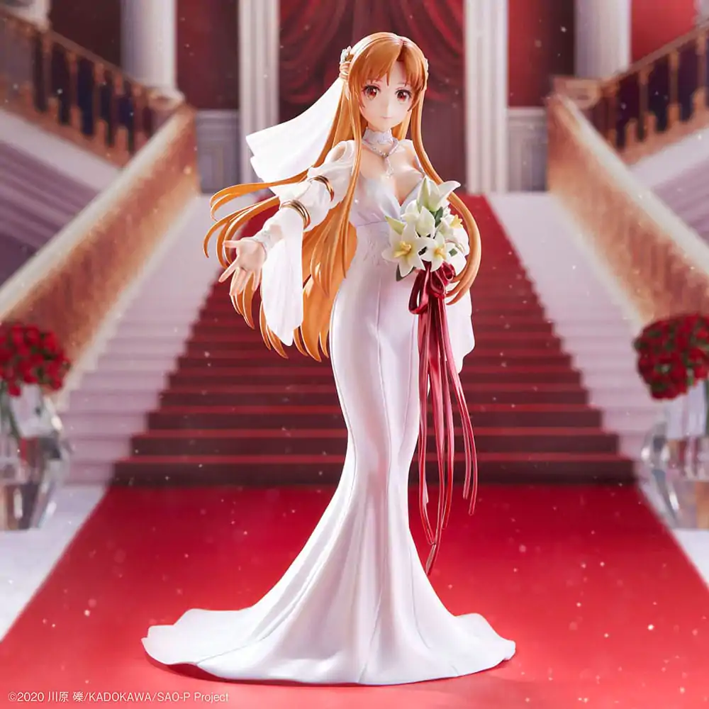 Sword Art Online PVC Kip 1/7 Asuna Wedding Ver. 25 cm fotografija proizvoda