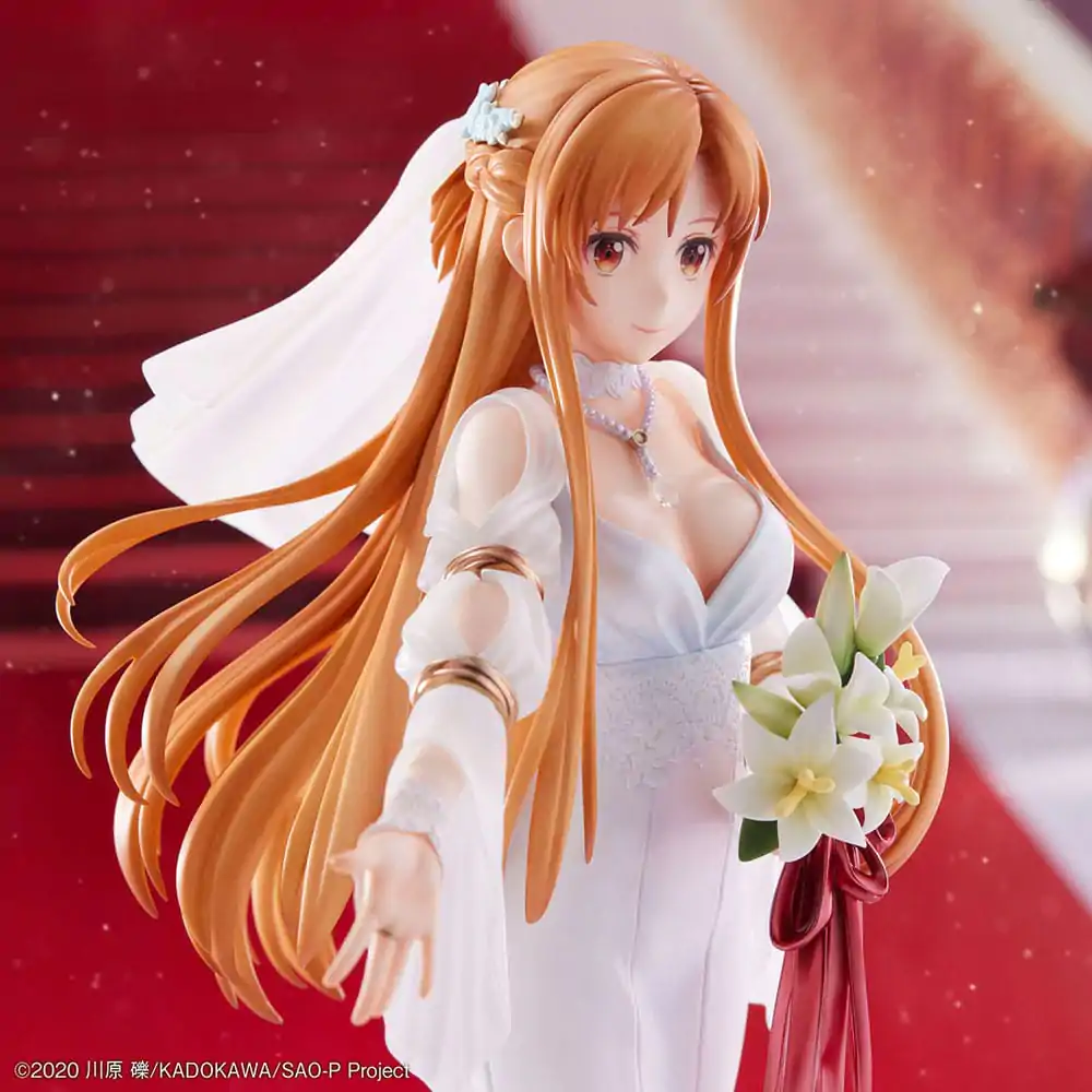 Sword Art Online PVC Kip 1/7 Asuna Wedding Ver. 25 cm fotografija proizvoda