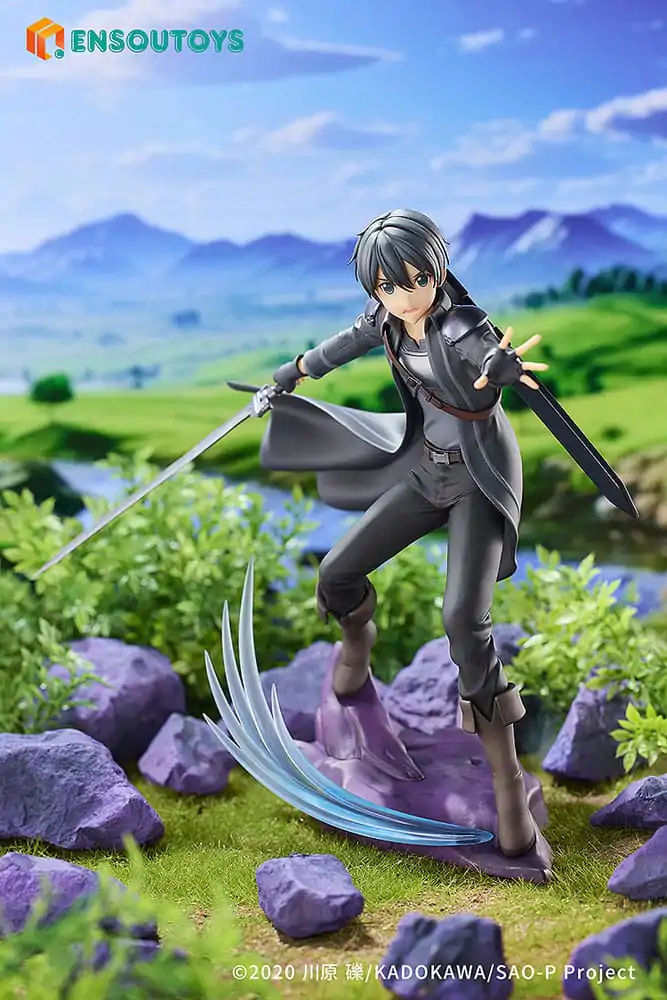 Sword Art Online Kip 1/7 Progressive Scherzo of Deep Night Kirito 22 cm fotografija proizvoda