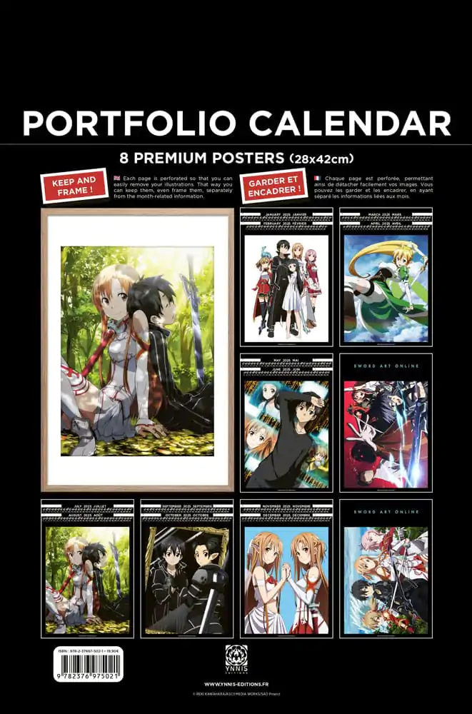 Sword Art Online Portfolio Kalendar 2025 *English Version* fotografija proizvoda