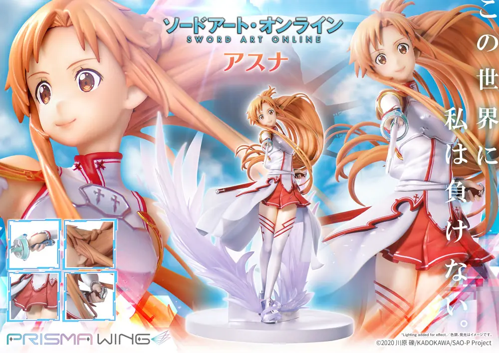 Sword Art Online Prisma Wing PVC Kip 1/7 Asuna 28 cm fotografija proizvoda