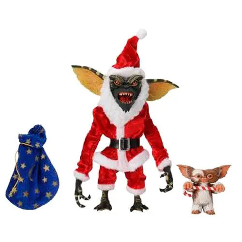 Gremlins Santa Stripe and Gizmo paket 2 figure 18 cm fotografija proizvoda