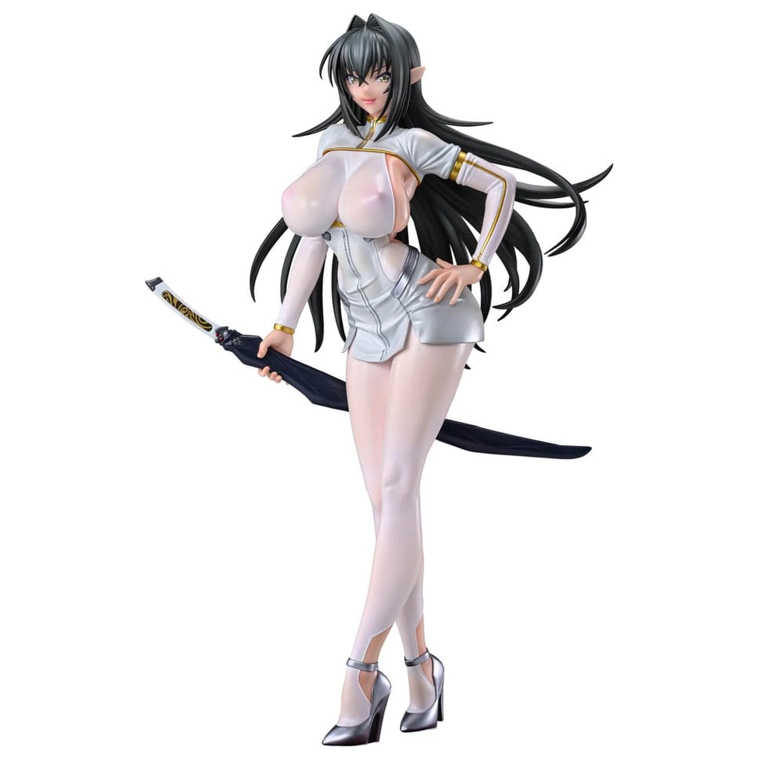 Taimanin RPG PVC figura 1/6 Annerose Vajra White see-through Ver. 31 cm fotografija proizvoda