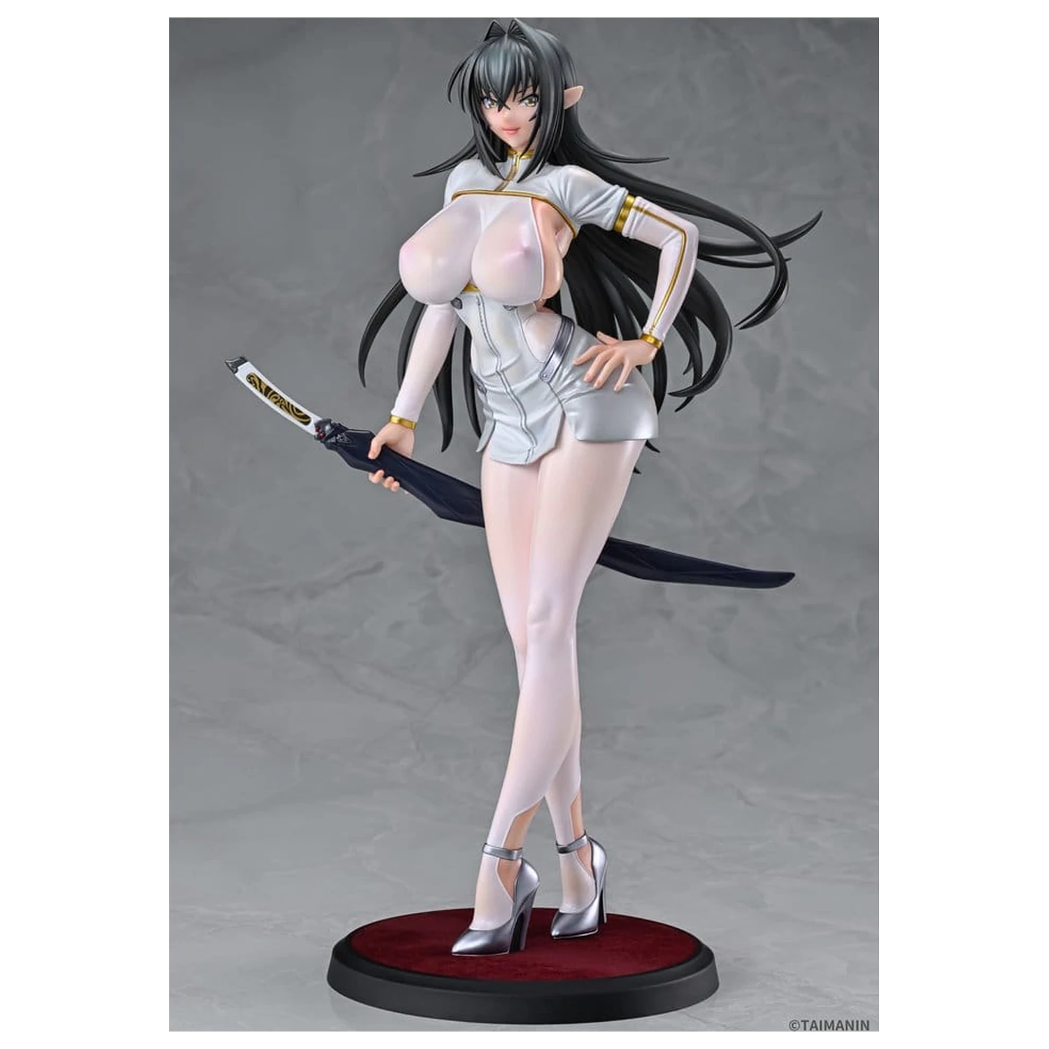 Taimanin RPG PVC figura 1/6 Annerose Vajra White see-through Ver. 31 cm fotografija proizvoda