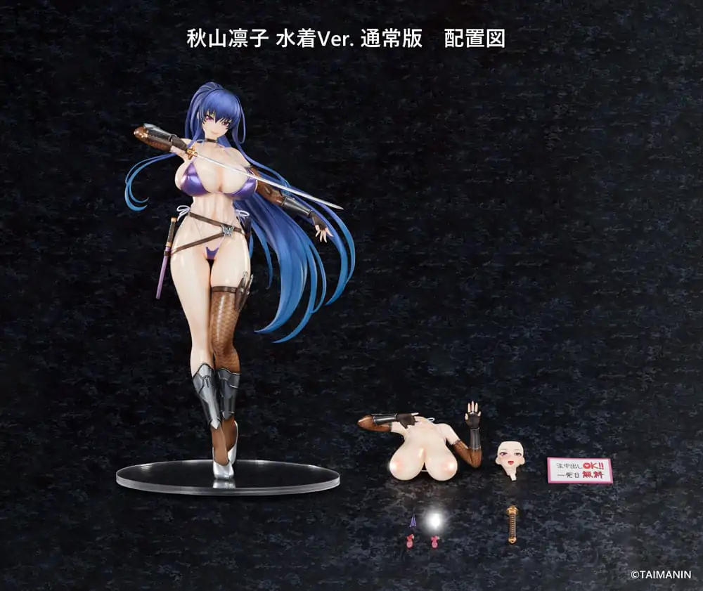 Taimanin RPGX Kip 1/6 Rinko Akiyama Swimsuit Ver. 27 cm fotografija proizvoda