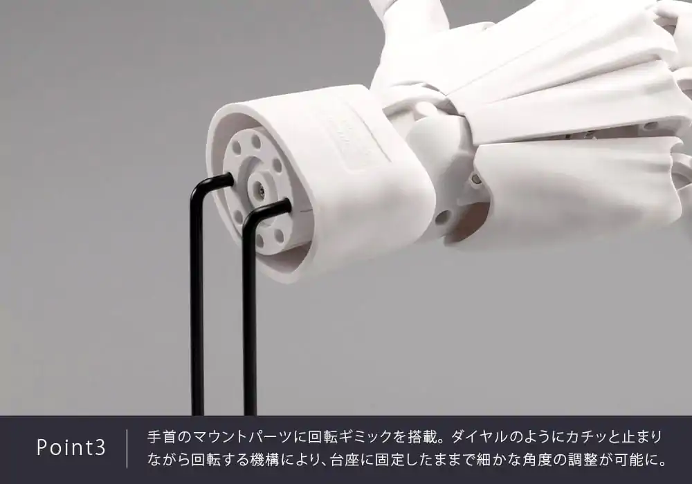 Takahiro Kagami PVC umjetnička potpora stavka ruka 1/1 Model Muškarci /L bijela 22 cm fotografija proizvoda