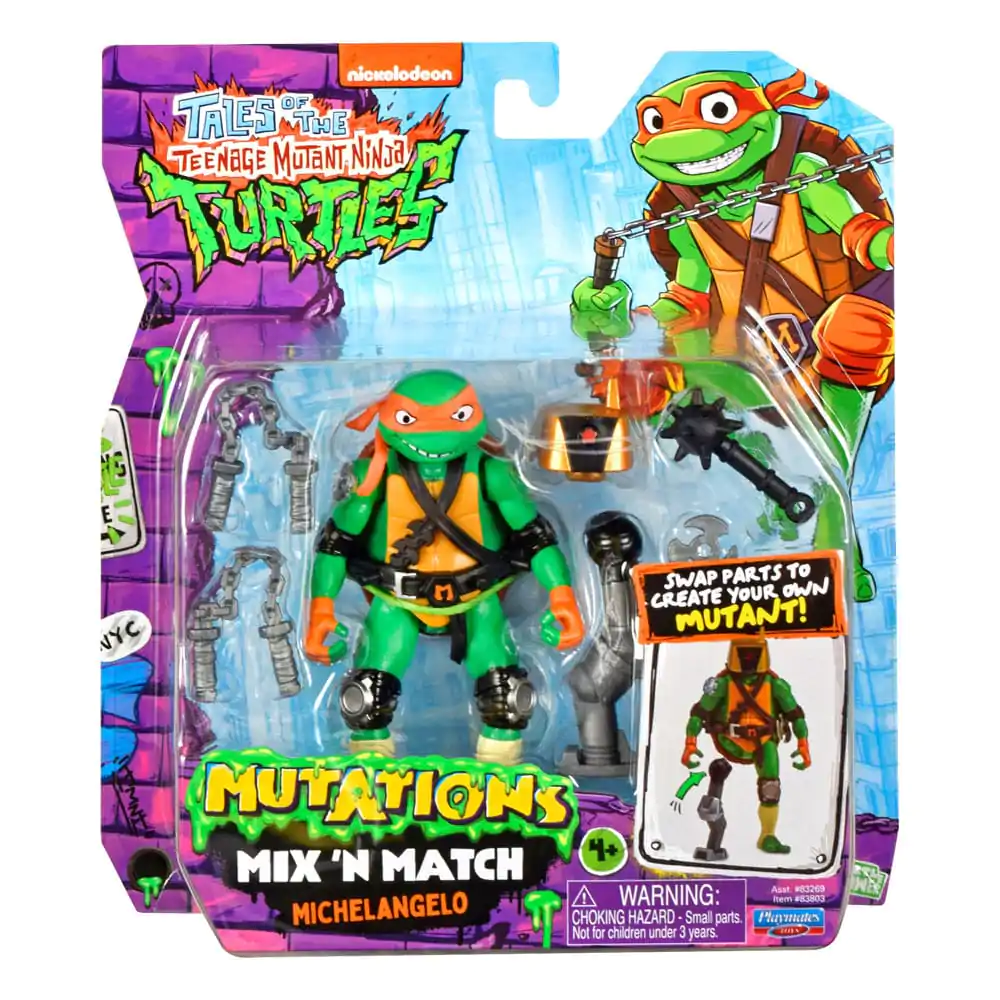 Tales of the Teenage Mutant Ninja Turtles Mix 'n Match akcijska figura Michelangelo 12 cm fotografija proizvoda