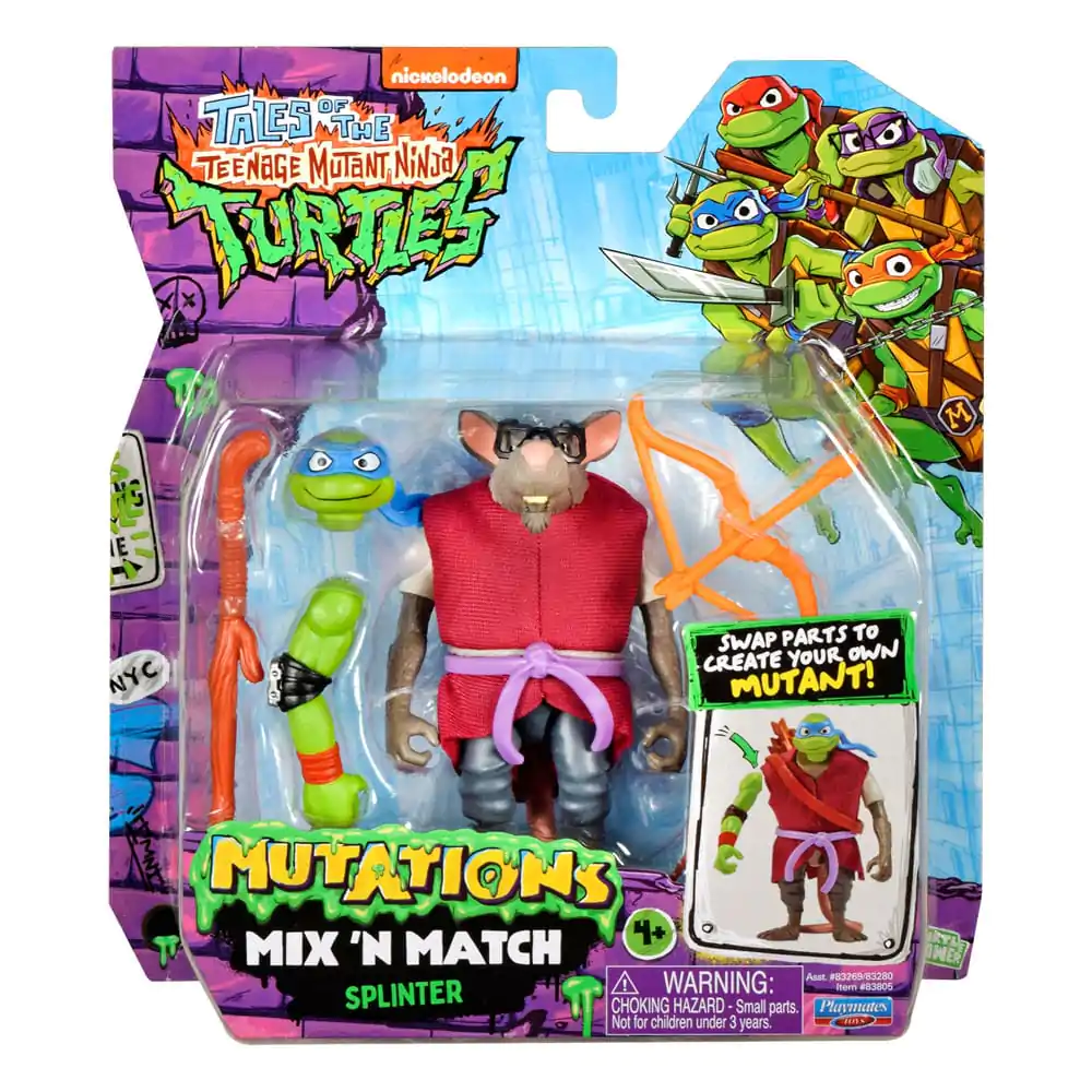 Tales of the Teenage Mutant Ninja Turtles Mix 'n Match akcijska figura Splinter 12 cm fotografija proizvoda