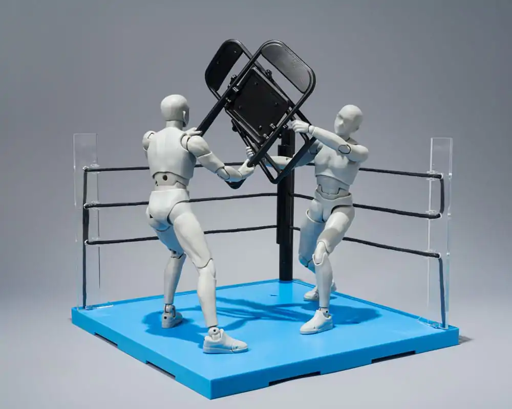 Tamashii Stage Action Figure Accessory Set kutnog ringa i sklopive stolice Neutral Ver. fotografija proizvoda