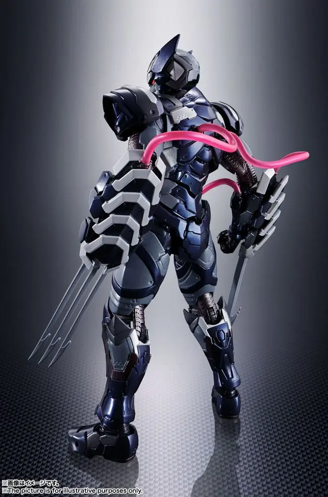 Tech-On Avengers S.H. Figuarts akcijska figura Venom Symbiote Wolverine 16 cm fotografija proizvoda