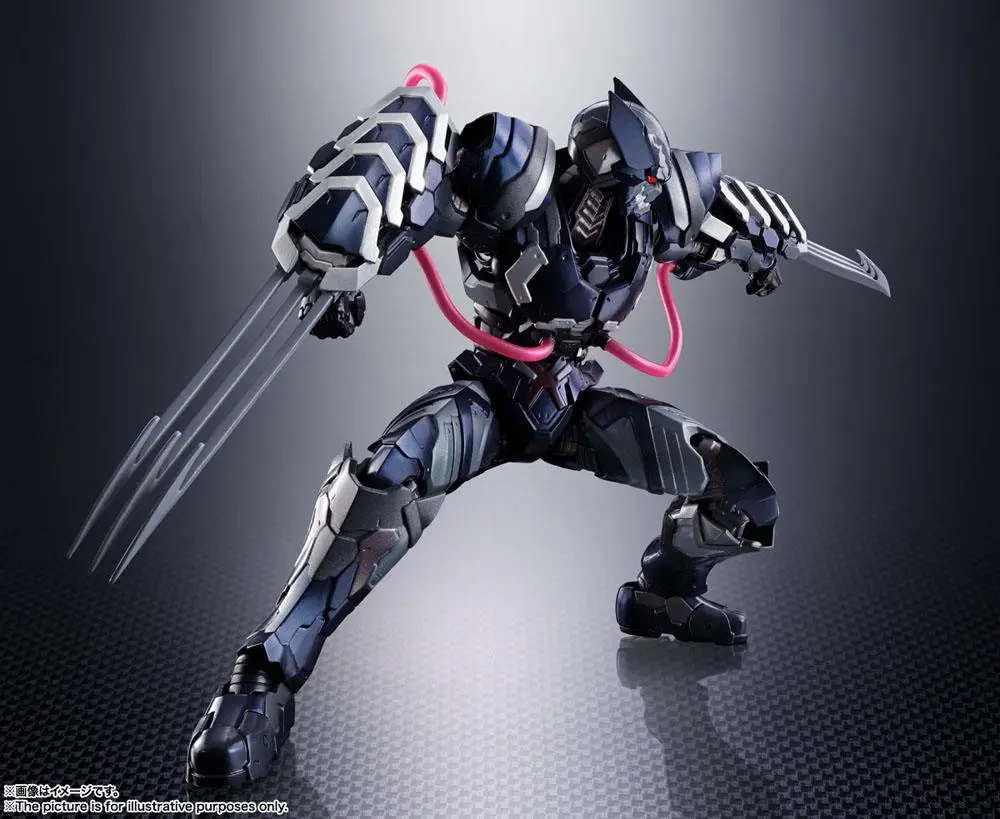 Tech-On Avengers S.H. Figuarts akcijska figura Venom Symbiote Wolverine 16 cm fotografija proizvoda