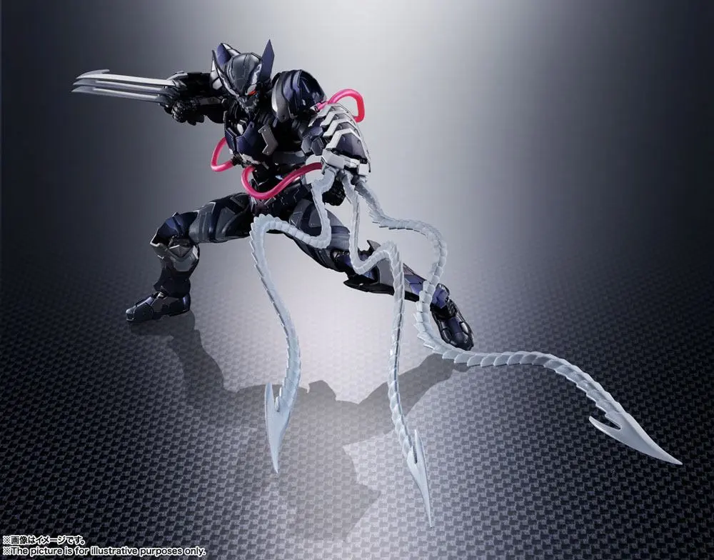 Tech-On Avengers S.H. Figuarts akcijska figura Venom Symbiote Wolverine 16 cm fotografija proizvoda