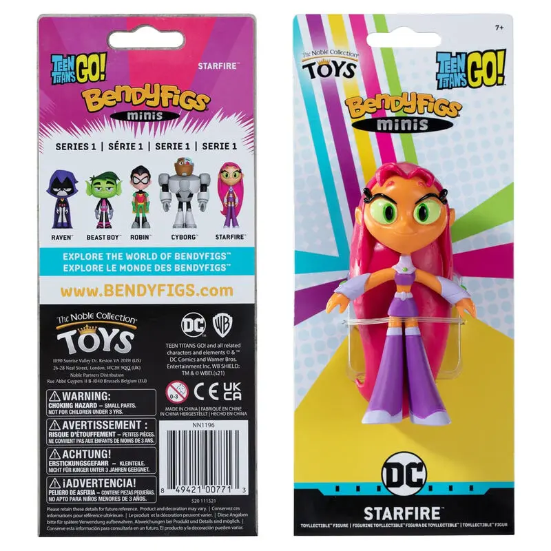 Teen Titans Go! Bendyfigs Savitljiva figura Starfire 11 cm fotografija proizvoda