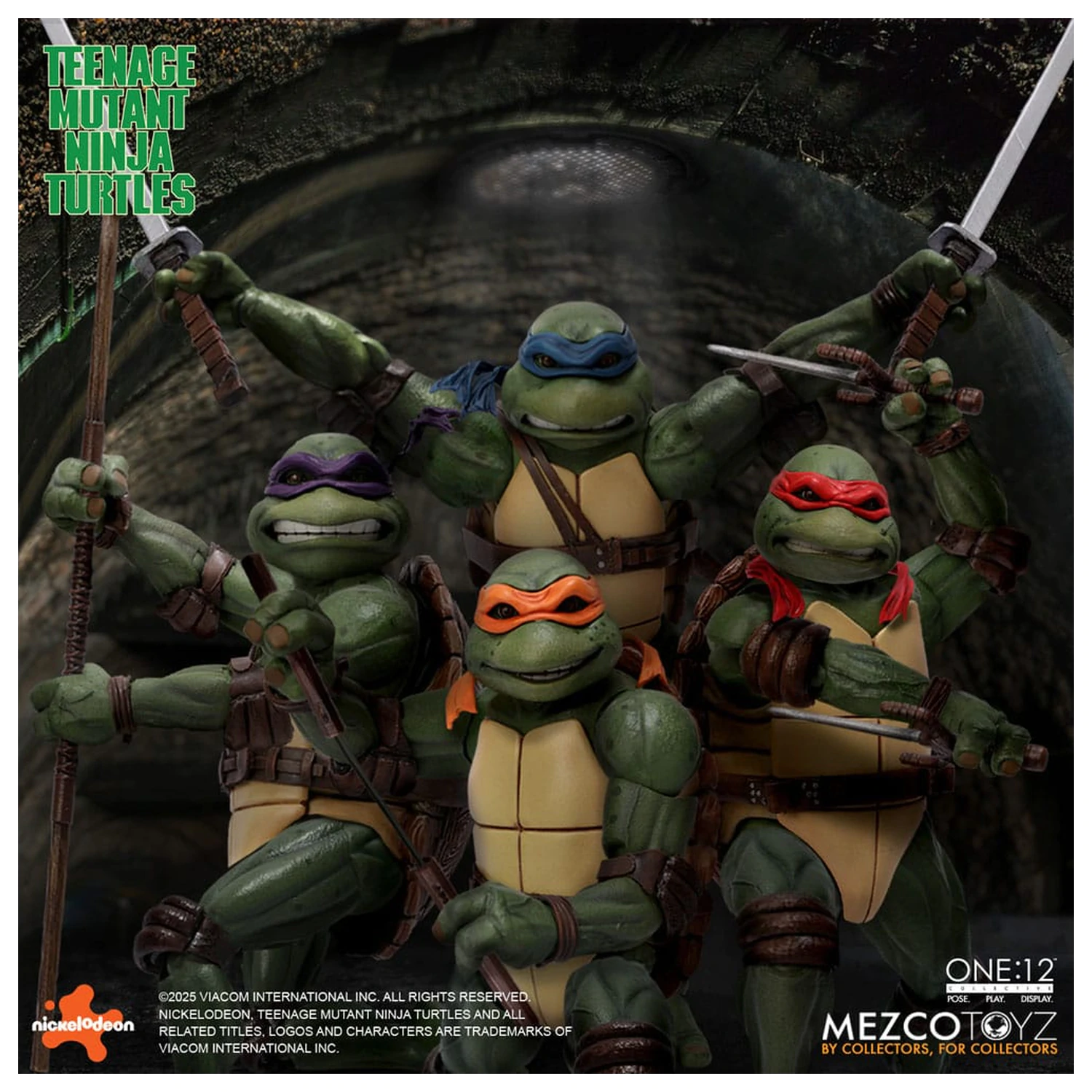 Teenage Mutant Ninja Turtles figure set u kutiji 1/12 Teenage Mutant Ninja Turtles (1990 Movie) 15 cm fotografija proizvoda