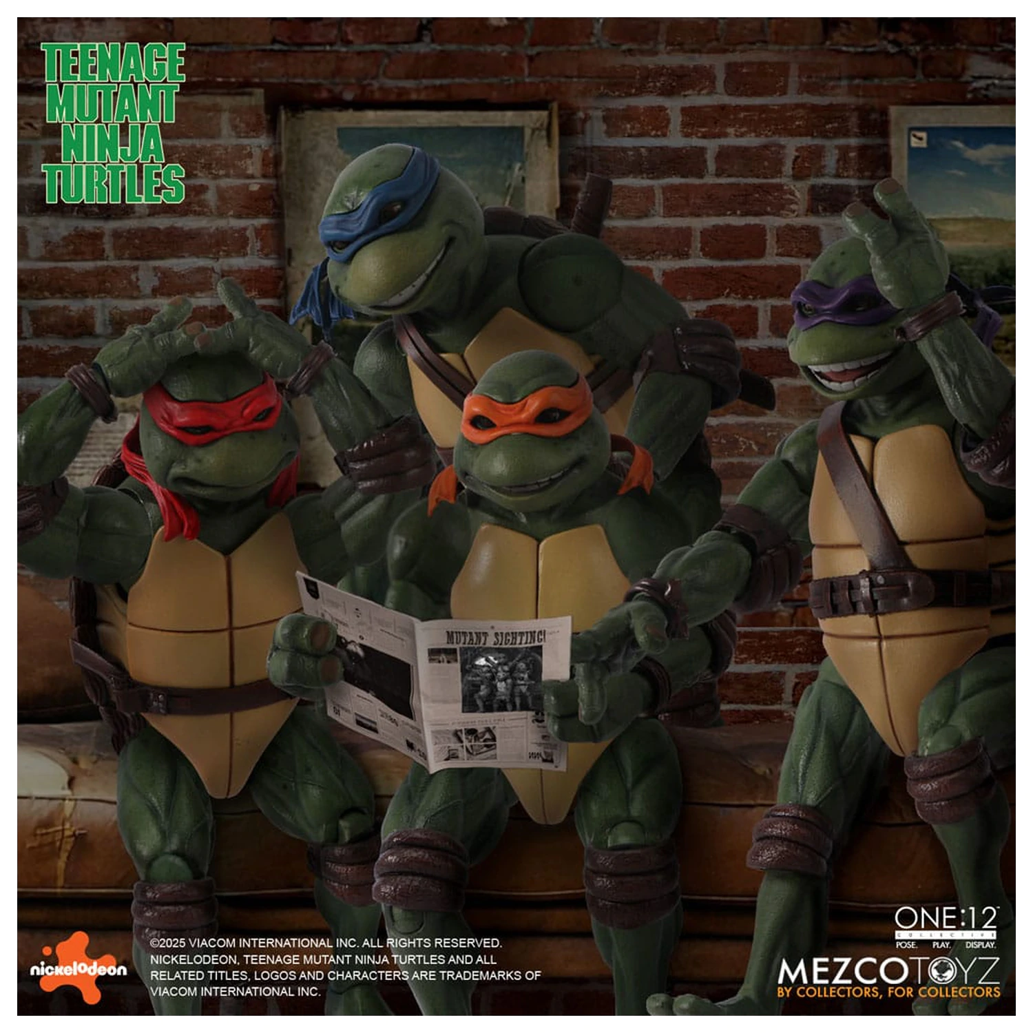 Teenage Mutant Ninja Turtles figure set u kutiji 1/12 Teenage Mutant Ninja Turtles (1990 Movie) 15 cm fotografija proizvoda
