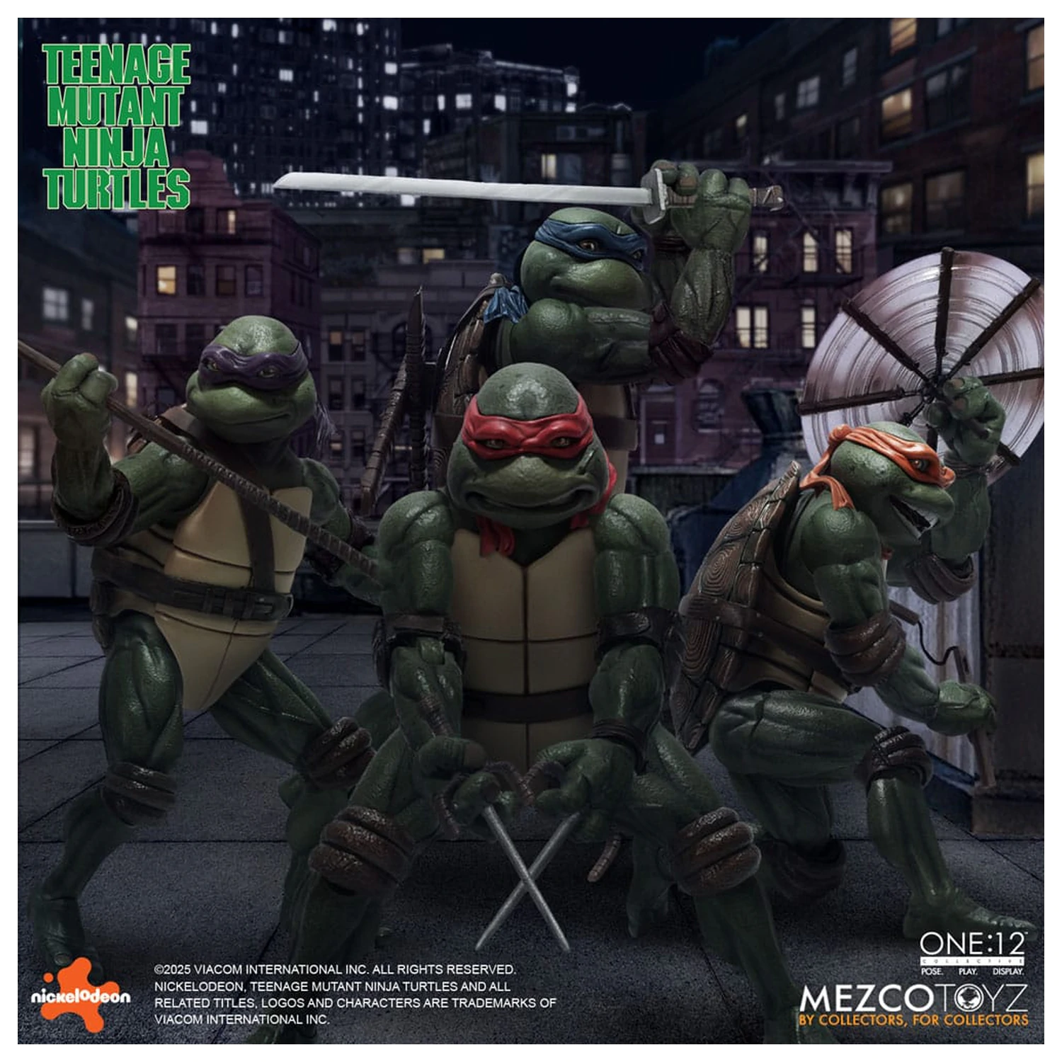 Teenage Mutant Ninja Turtles figure set u kutiji 1/12 Teenage Mutant Ninja Turtles (1990 Movie) 15 cm fotografija proizvoda