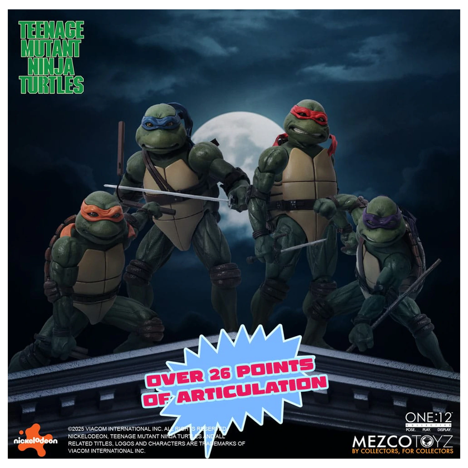 Teenage Mutant Ninja Turtles figure set u kutiji 1/12 Teenage Mutant Ninja Turtles (1990 Movie) 15 cm fotografija proizvoda