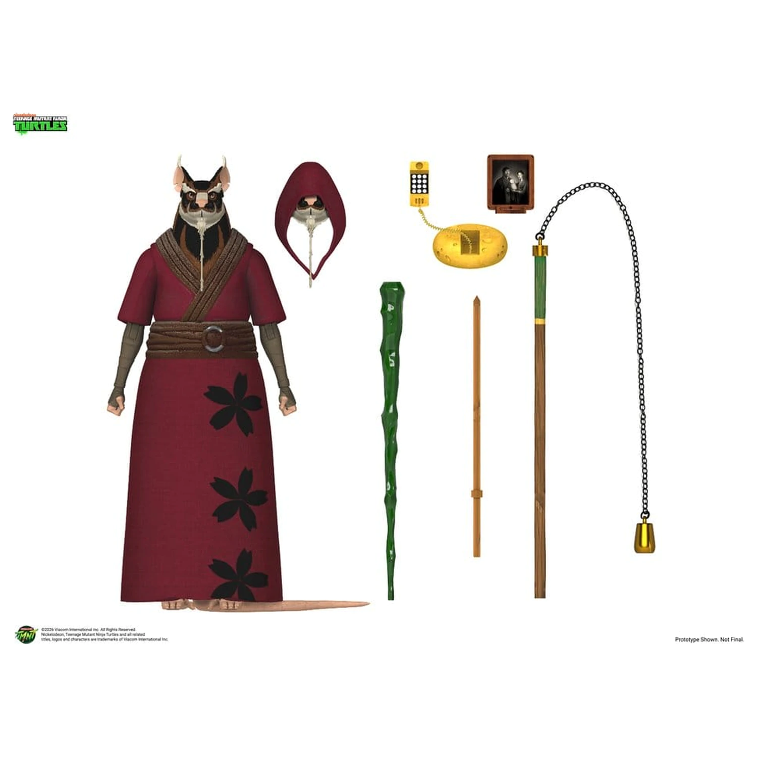 Teenage Mutant Ninja Turtles (2012) akcijska figura Ultimate Splinter 18 cm fotografija proizvoda