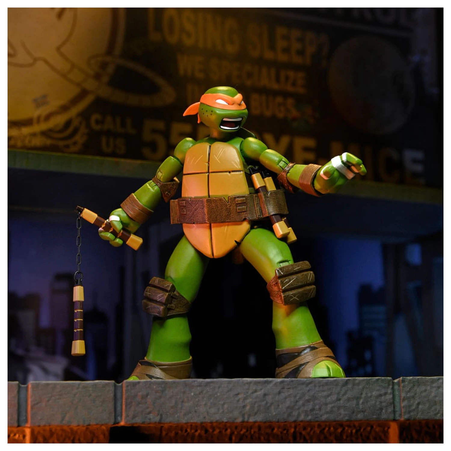 Teenage Mutant Ninja Turtles akcija figura Ultimate Michelangelo 18 cm fotografija proizvoda