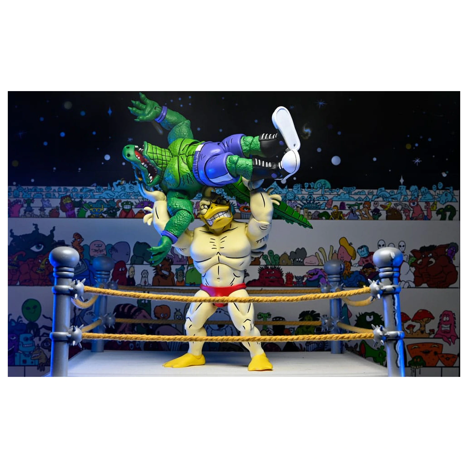 Teenage Mutant Ninja Turtles (Archie Comics) akcijska figura Stump Wrestling Ace Duck 18 cm fotografija proizvoda