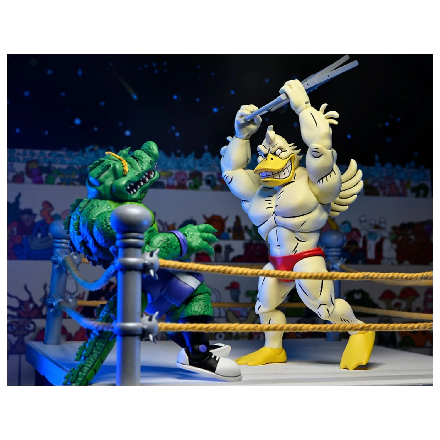 Teenage Mutant Ninja Turtles (Archie Comics) akcijska figura Stump Wrestling Ace Duck 18 cm fotografija proizvoda