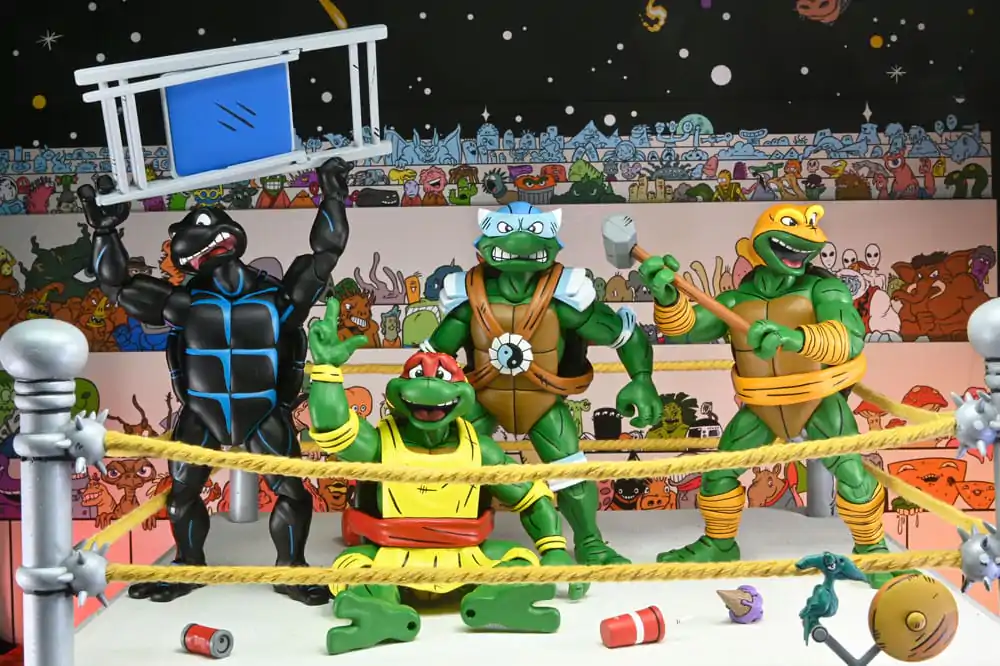 Teenage Mutant Ninja Turtles (Archie Comics) akcijske figure set od 4 komada Hrvanje Panjeva Kornjače 18 cm fotografija proizvoda