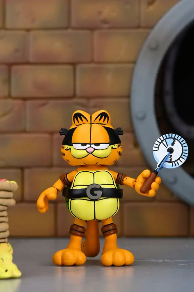 Teenage Mutant Ninja Turtles (Archie Comics) x Garfield paket 2 akcijske figure Ultimate Garfello & Odie 10 cm fotografija proizvoda