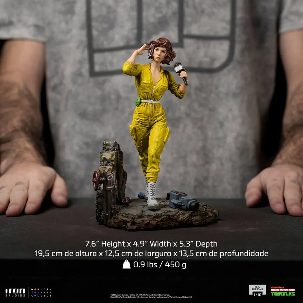 Teenage Mutant Ninja Turtles Art Scale Kip 1/10 April O'Neal 19 cm fotografija proizvoda