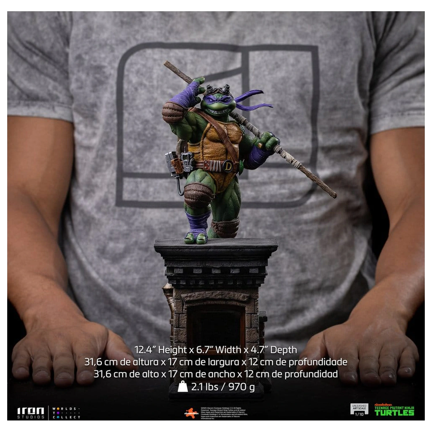 Teenage Mutant Ninja Turtles Art Scale statua 1/10 Donatello Unleashed 32 cm fotografija proizvoda
