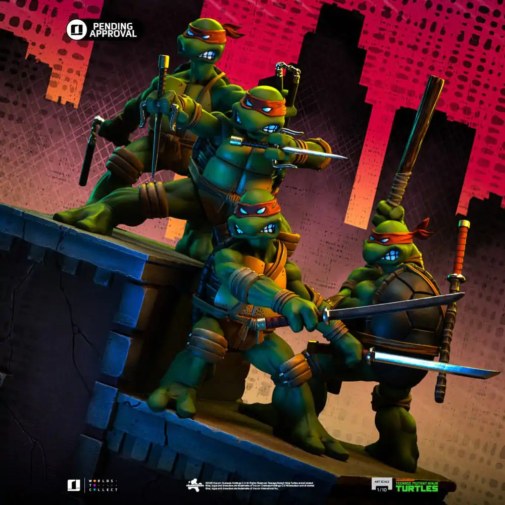 Teenage Mutant Ninja Turtles Art Scale Kip 1/10 Teenage Mutant Ninja Turtles Kevin Eastman Verzija 24 cm fotografija proizvoda