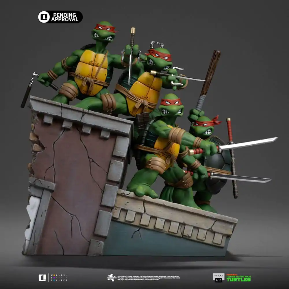 Teenage Mutant Ninja Turtles Art Scale Kip 1/10 Teenage Mutant Ninja Turtles Kevin Eastman Verzija 24 cm fotografija proizvoda