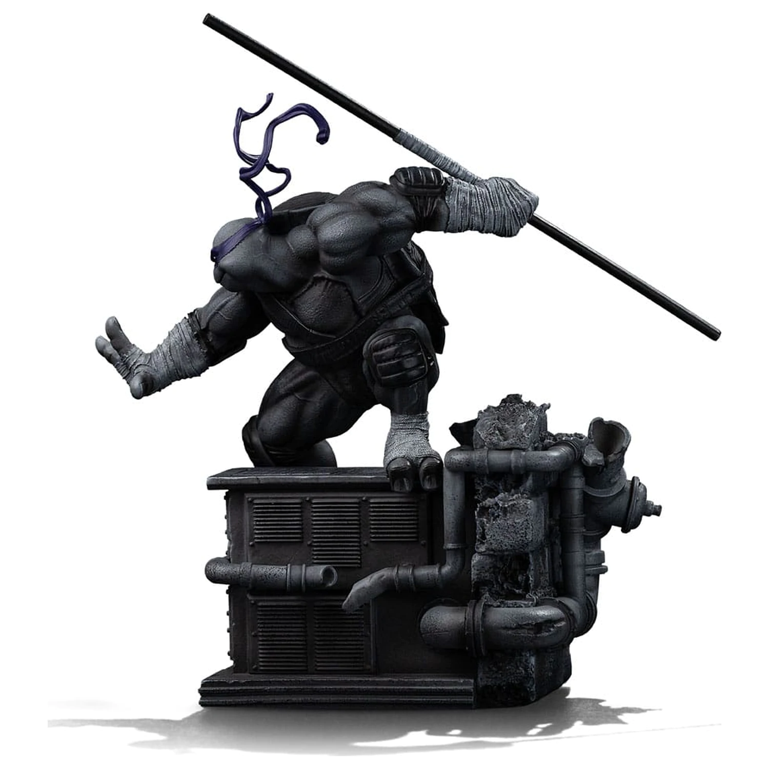 Teenage Mutant Ninja Turtles Art Scale statua 1/10 Donatello Black and White Variant 26 cm fotografija proizvoda